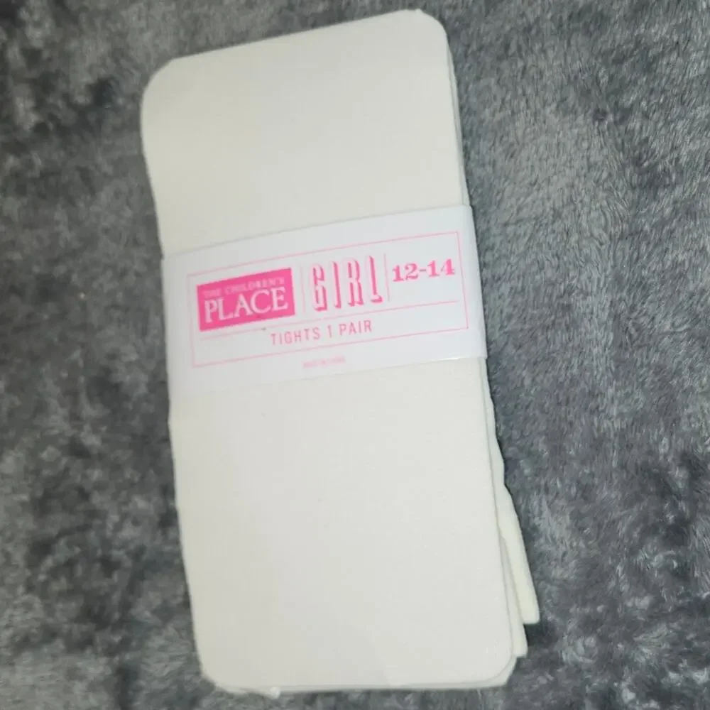 Girls Tights Sz 12 - 14 NWT | White | Children's Place